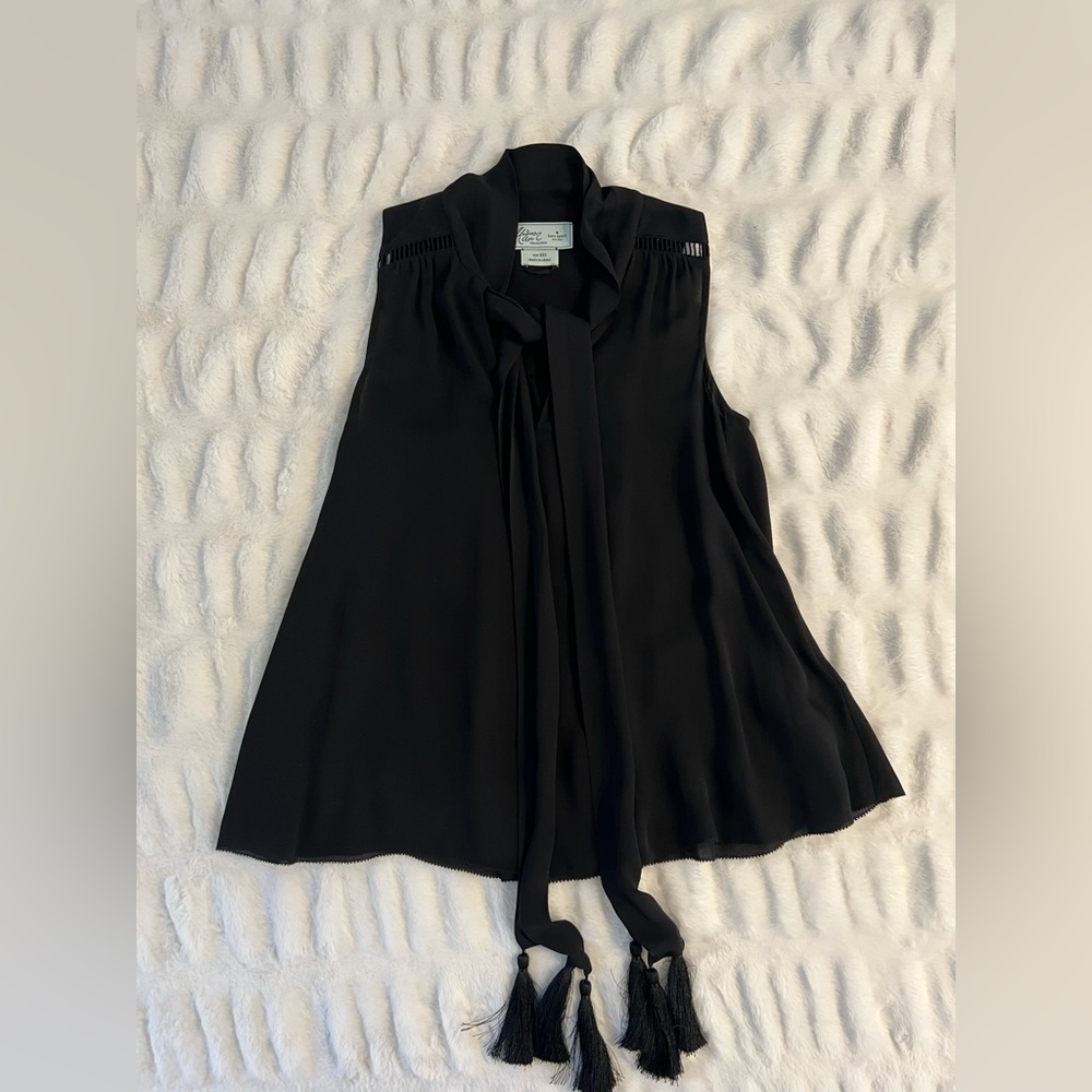 Kate Space Madison Ave Tassel Top